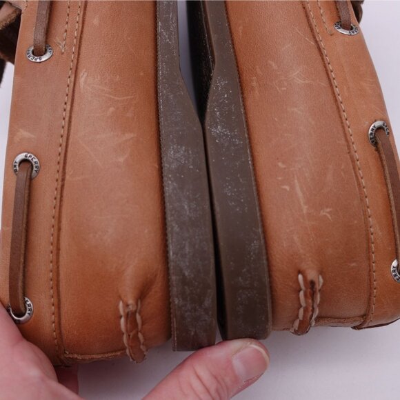 Sperry Women's Authentic Original 2 Eye Boat Shoe Tan Size 9.5 Wide - Picture 5 of 10